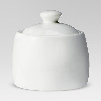8oz Ceramic Sugar Bowl White - Threshold