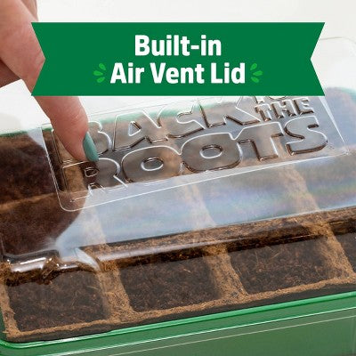 Back to the Roots Organic & Plantable Greenhouse Germination Kit 12 Cell