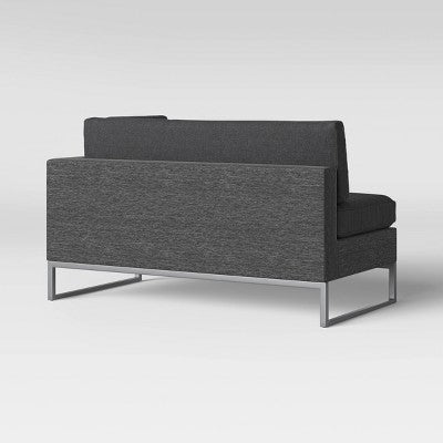 Howell 2pc Left Arm Patio Loveseat & Corner Chaise Lounge Chair Gray - Project 62 (LOCAL PICKUP ONLY)