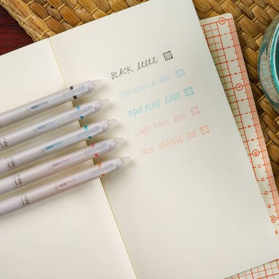 Pilot 5pk FriXion Waai Clicker Erasable Gel Pens Extra Fine Point 0.5mm Assorted Inks