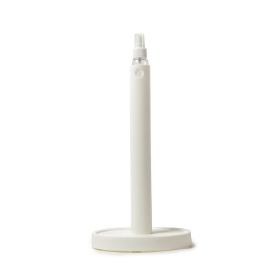 Towel Holder with Spray Bottle White - Bullseye's Playground