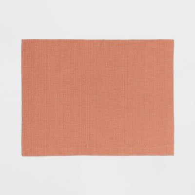 Cotton Solid Placemat Pink - Threshold