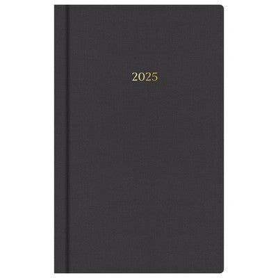 Marie Kondo for BlueSky 2025 Weekly/Monthly Planner 8.19"x5.16" Charcoal Fabric