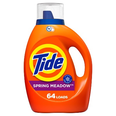 Tide Liquid HE Laundry Detergent - Spring Meadow - 84 fl oz