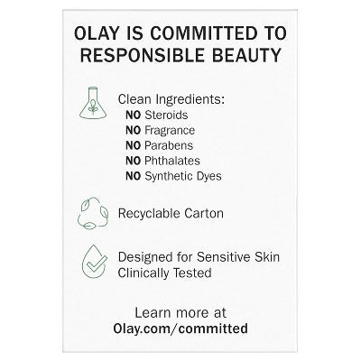 Olay Sensitive Eczema Therapy Skin Relief Face Moisturizer Cream with Colloidal Oatmeal - Fragrance Free - 1.7oz
