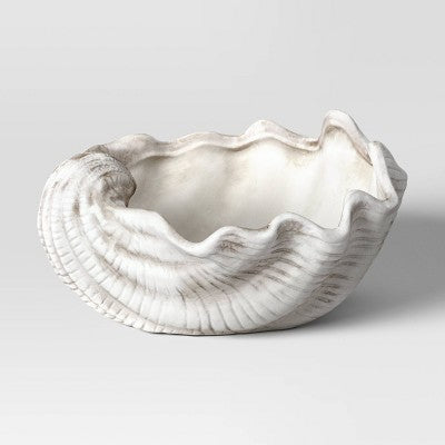 Small Shell Ceramic Planter 6.75"x7" White -Threshold