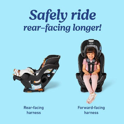 Graco Extend2Fit Convertible Car Seat - Gotham (LOCAL PICKUP ONLY)