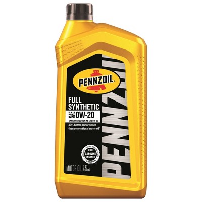 Pennzoil Entry Level Synthetic 0W-20 (LOCAL PICKUP ONLY)