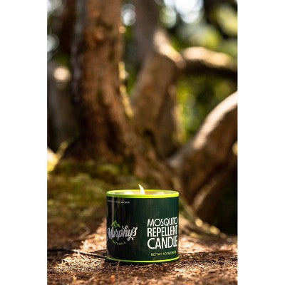 9oz 30-Hour Repellent Candle Tin - Murphy's Naturals: DEET-Free Outdoor Bug Protection, 10ft Coverage Area