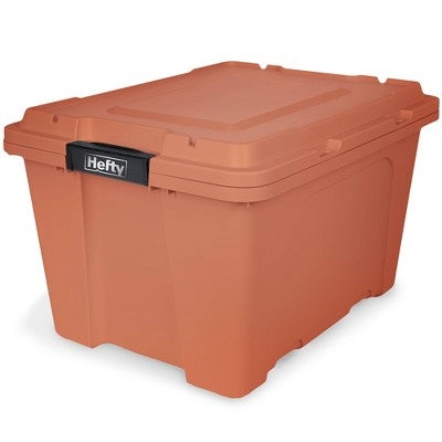 Hefty MAX PRO Storage Tote 18 Gallon - Paprika (LOCAL PICKUP ONLY)