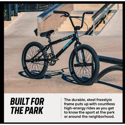 Mongoose Index 1.0 BMX Freestyle 20" Youth Bike - Black (LOCAL PICKUP ONLY)
