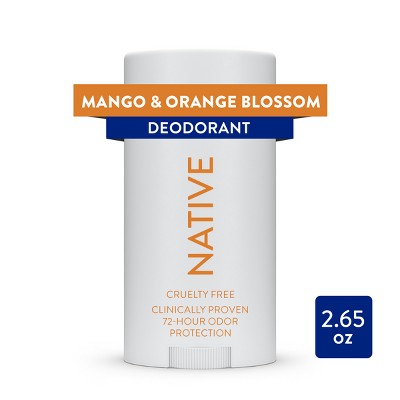 Native Deodorant - Mango & Orange Blossom - Aluminum Free - 2.65oz