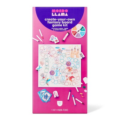 Create-Your-Own Board Game Craft Kit - Mondo Llama