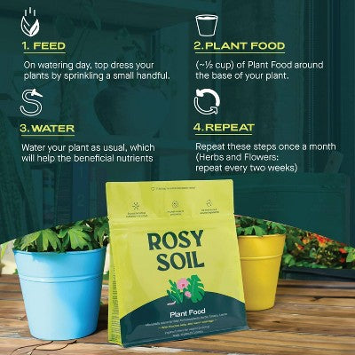 Rosy Soil Plant Food Fertilizer 2lbs Potting Soil