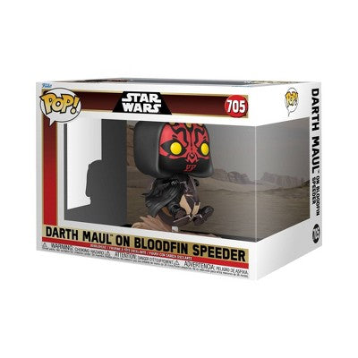 Funko POP! Rides Deluxe: Star Wars Darth Maul on Bloodfin Speeder Figure
