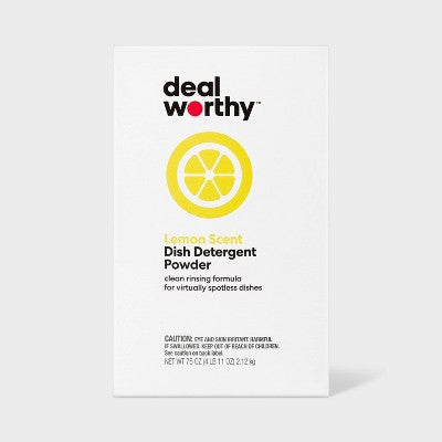 Dishwasher Detergent Powder - 75oz - Dealworthy
