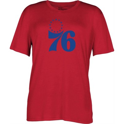 NBA Philadelphia 76ers Women's Short Sleeve Crew Neck T-Shirt - L