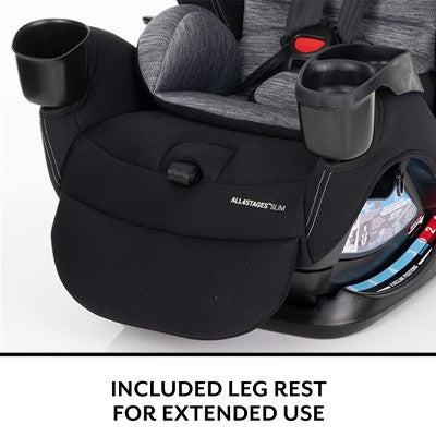 Evenflo All4Stages Slim Plus Canopy 4-in-1 Convertible Car Seat - Howell Black (LOCAL PICKUP ONLY)