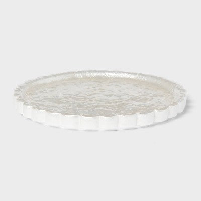 Fluted Capiz Tray - Threshold