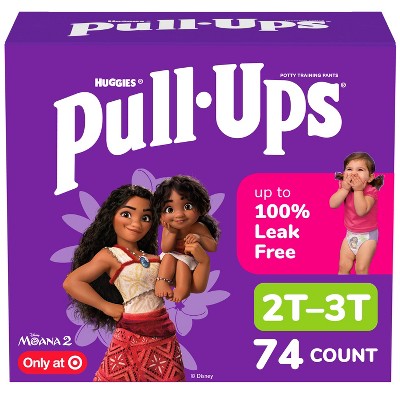 Pull-Ups Girls' Learning Designs Training Pants Econ+ Pack - Size 2T-3T - 74ct