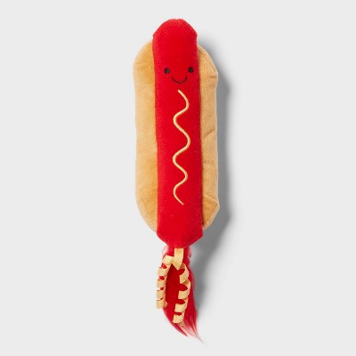 Kicker Hot Dog Cat Plush Toy - Sun Squad