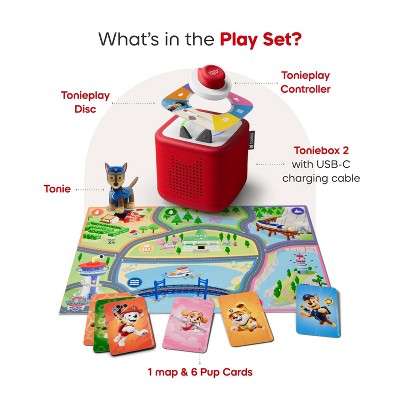 tonies PAW Patrol: Chase Toniebox 2 Play Set - Sunset Red