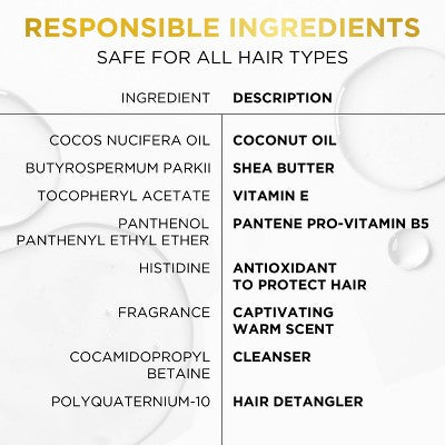 Pantene Pro-V Miracles Curl Defining Coconut + Shea Shampoo Sulfate Free - 10.9 fl oz