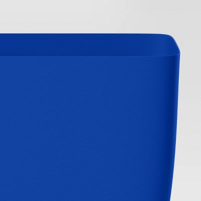 Square Self-Watering Plastic Indoor Outdoor Planter Pot Blue 10"x10" - Room Essentials