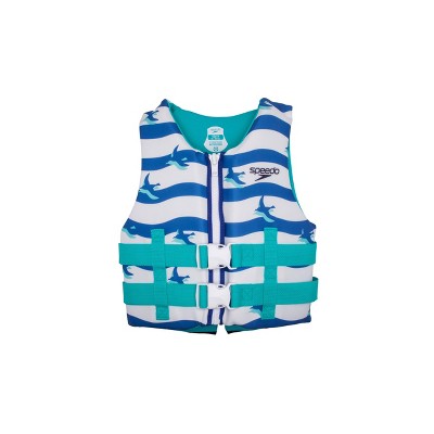 Speedo Youth Life Jacket Vest - Blue/White