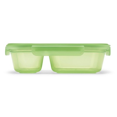 Ello 8pc Snap and Nest Snack Divided Food Storage Containers Green