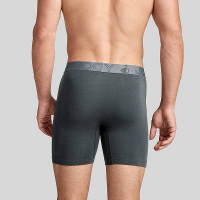 Jockey Generation Men's Active Cotton 3pk Briefs - Gray/White L