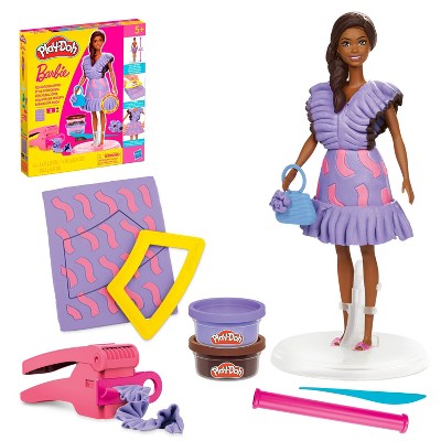 Play-Doh Barbie Fashionista Ruffles Designer Doll Set