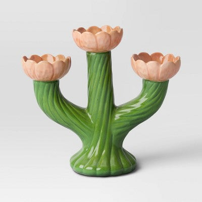 Easter Flower Ceramic Candelabra - Threshold