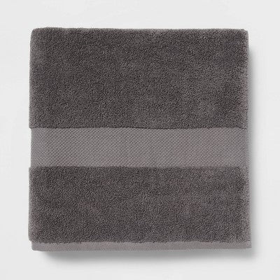 Performance Oversized Bath Towel Dark Gray - Threshold™
