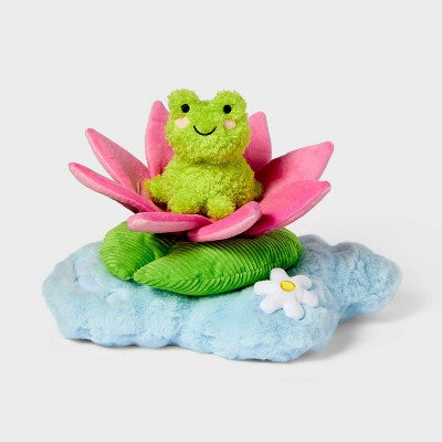 11" Stackable Lily Stuffed Animal - Gigglescape: Frog Character Plush, Polyester Material: Gigglescape Toys