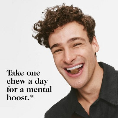 good.clean.goop wellness The Brain Boost Daily Vegan Chews with L-Theanine and Caffeine - 30ct