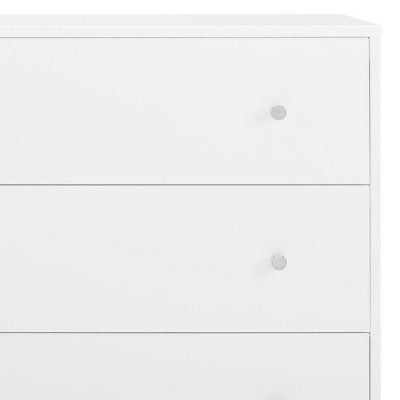 Delta Children Jordan 3 Drawer Dresser with Interlocking Drawers - Bianca White/Natural (LOCAL PICKUP ONLY)