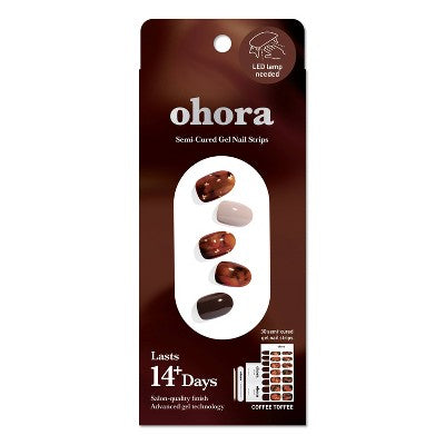 Ohora Gel Nail Art Design Line - Coffee Toffee - 30pc