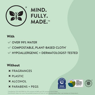 The Honest Company Plant-Based Baby Wipes made with over 99% Water - Geo Mood - 288ct