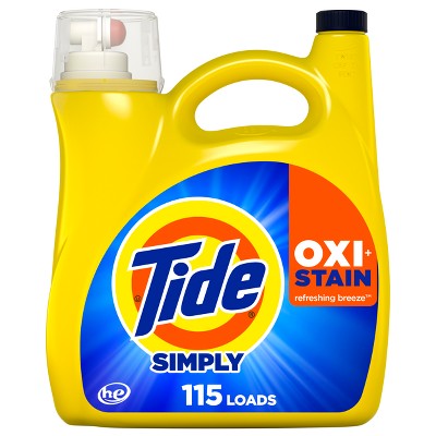 Tide Simply Oxi Stain Refresh Liquid Laundry Detergent - 162oz
