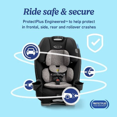 Graco Slim Fit 3-in-1 Convertible Car Seat - Jarret (LOCAL PICKUP ONLY)