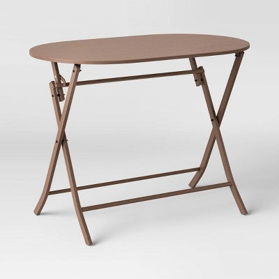 Purcell Folding Patio Bistro Table Brown - Threshold (LOCAL PICKUP ONLY)
