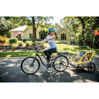 Schwinn Adult Mendocino 26'' Step Through Electric Bike - Matte Blue (LOCAL PICKUP ONLY)