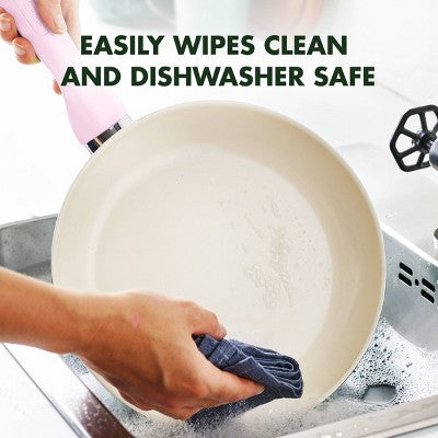 GreenPan Rio 16pc Ceramic Nonstick Cookware Set Blush (LOCAL PICKUP ONLY)