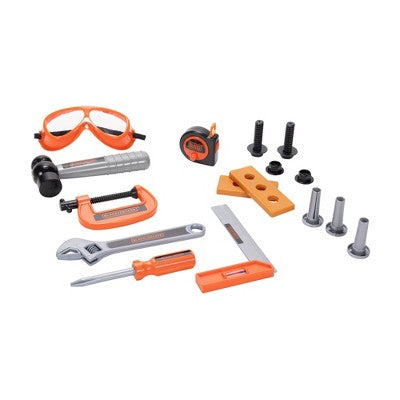 BLACK + DECKER 16pc Tool Set for Kids with Realistic Features includes Goggles
