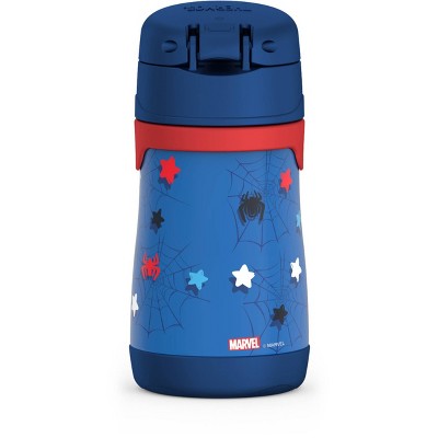 Thermos 10oz Stainless Steel Straw Bottle - Spidey