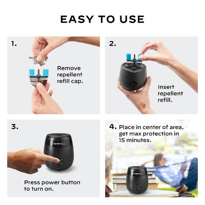 ThermaCELL Rechargeable Mosquito Area Insect Repeller with Dock