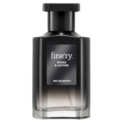 fine'ry. Men's Eau De Cologne - Smoke & Leather - 2 fl oz