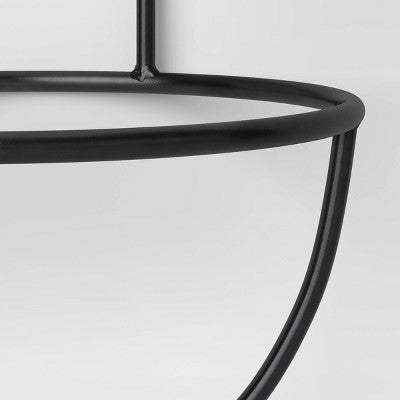 Metal Outdoor Planter Hanger 8"x8"x9.5" Black - Room Essentials