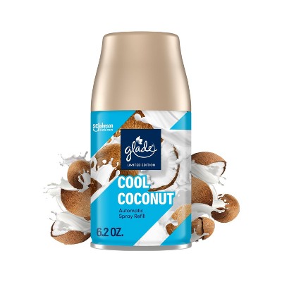 Glade Automatic Spray Air Freshener Refill - Cool Coconut - 6.2oz